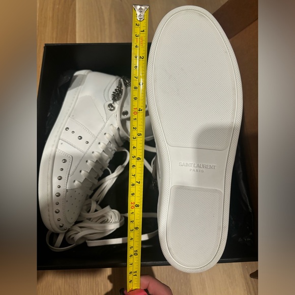 YSL high top sneakers with silver accents - Picture 4 of 6